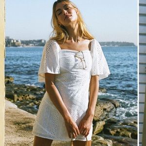 NWT Sabo Skirt Lucinda Dress White